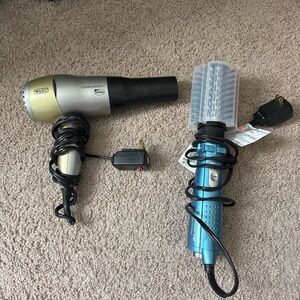 Hairdryer and round brush dryer